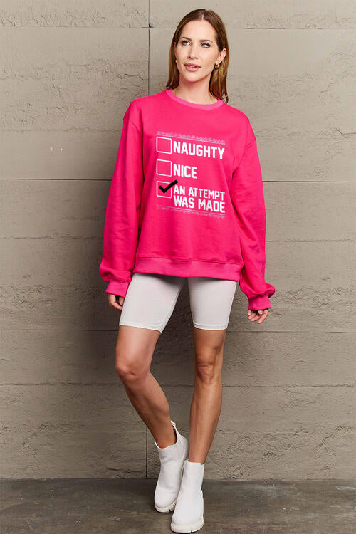 Graphic Long Sleeve Sweatshirt