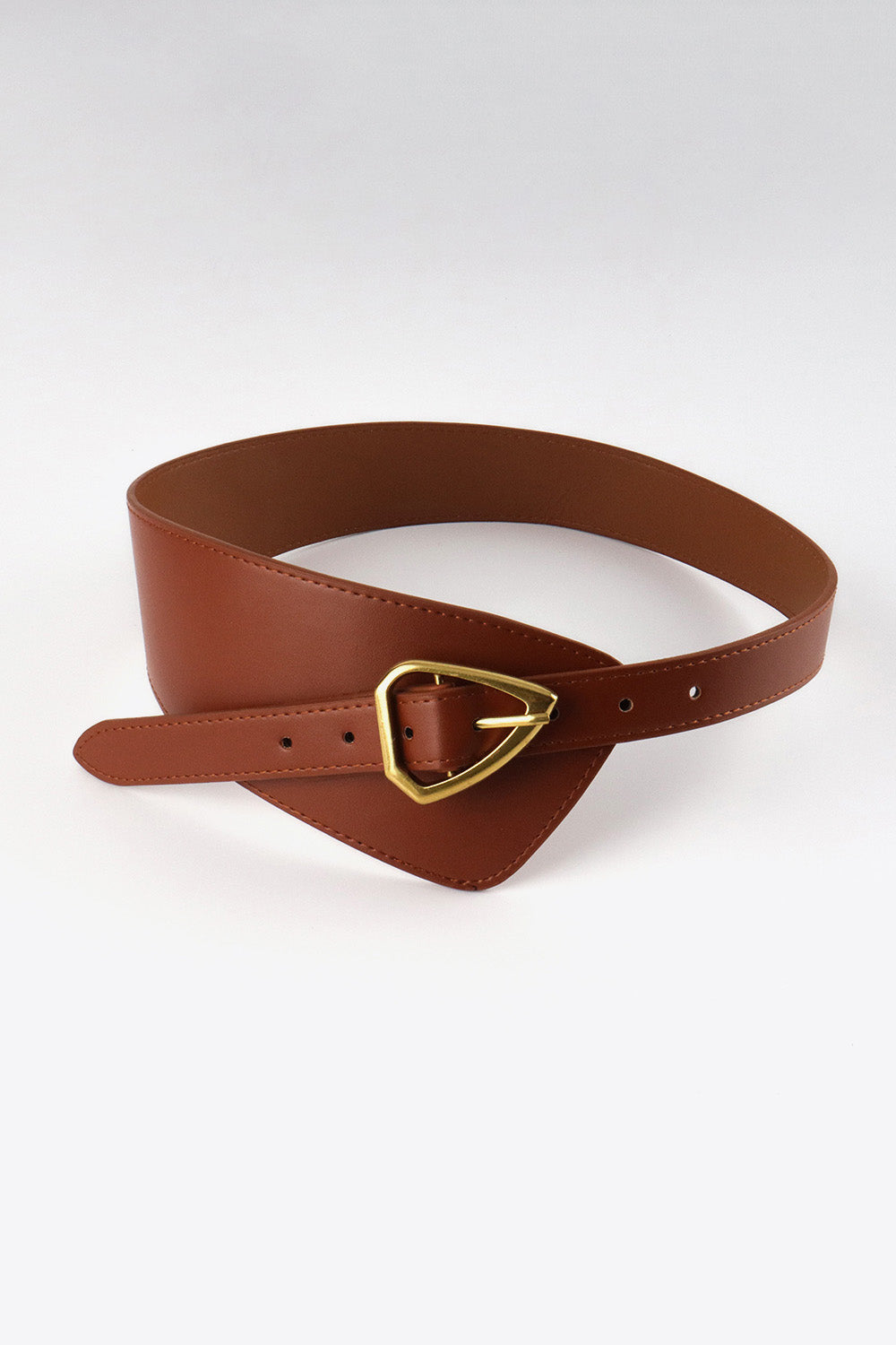 Irregular Leather Belt