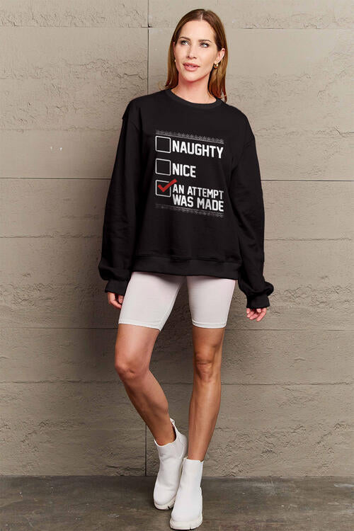 Graphic Long Sleeve Sweatshirt