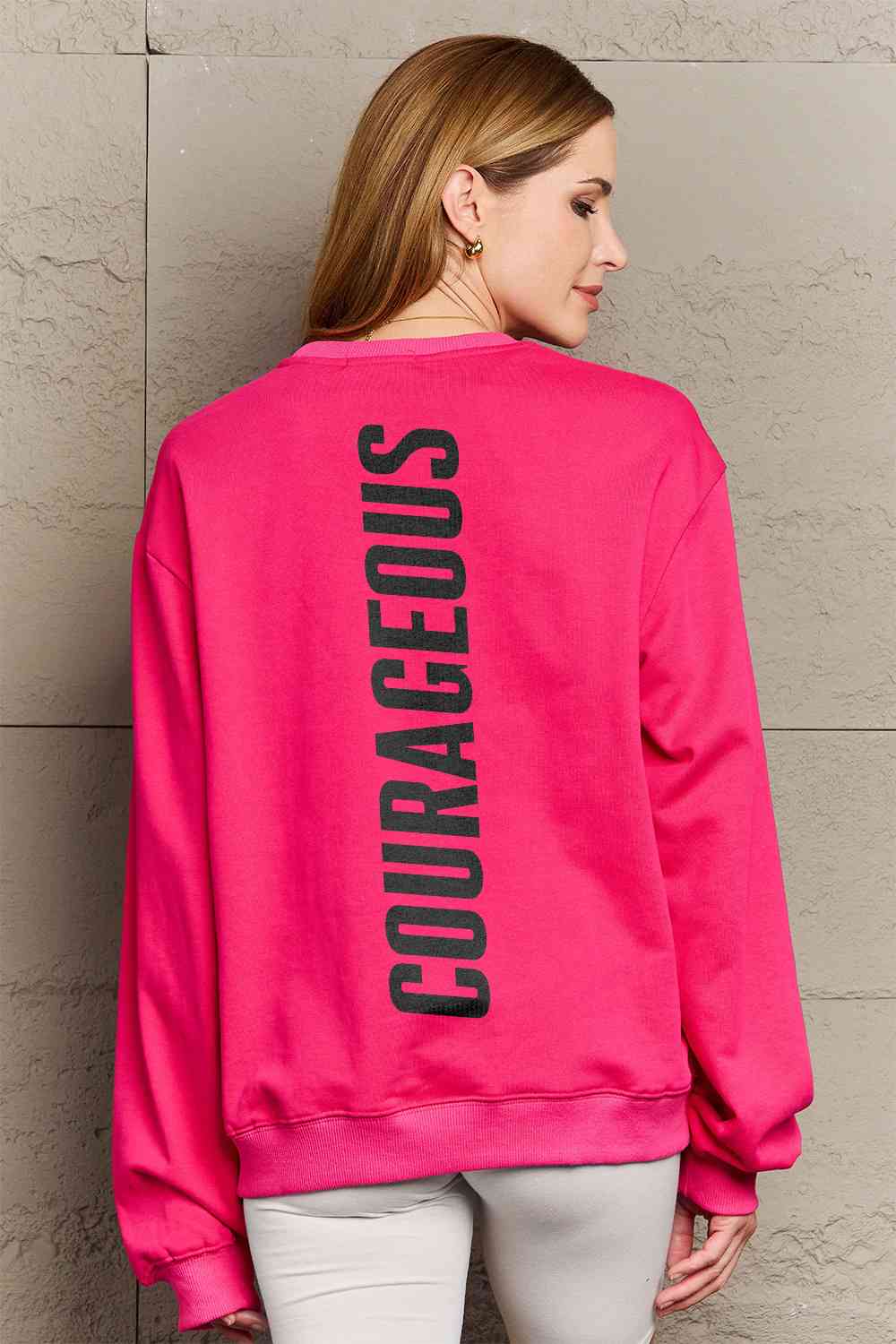 COURAGEOUS Graphic Sweatshirt