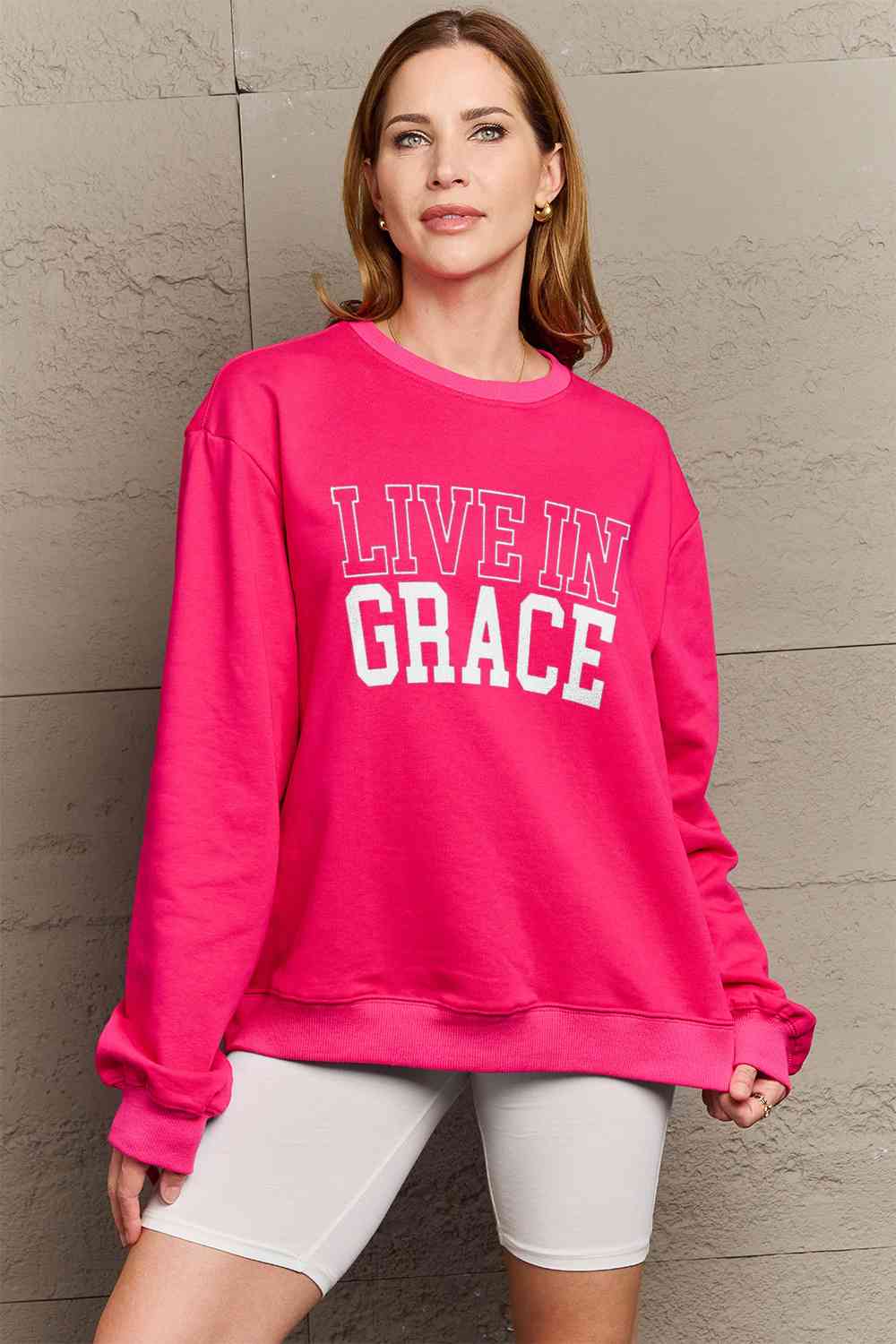 LIVE IN GRACE Graphic Sweatshirt