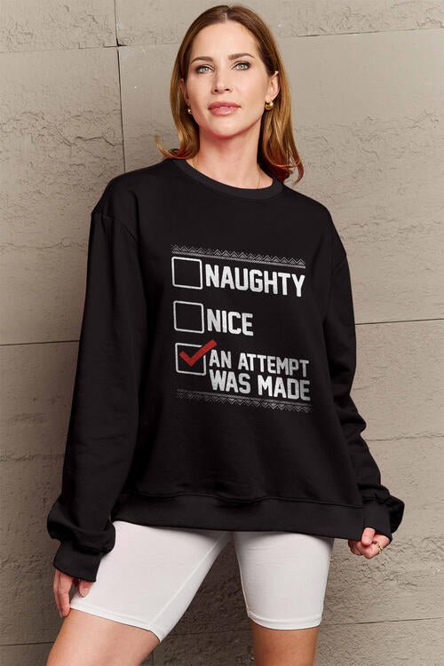 Graphic Long Sleeve Sweatshirt