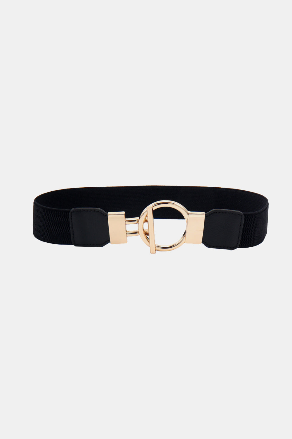 Circle Shape Buckle Zinc Alloy Buckle Leather Belt