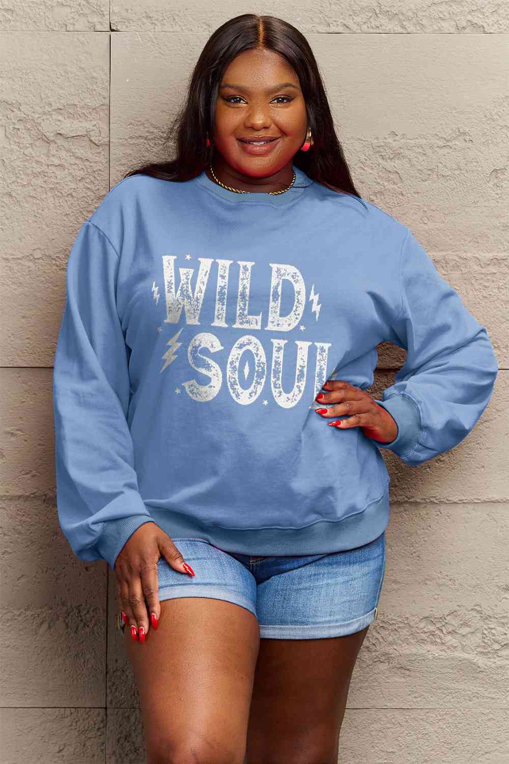 WILD SOUL Graphic Sweatshirt