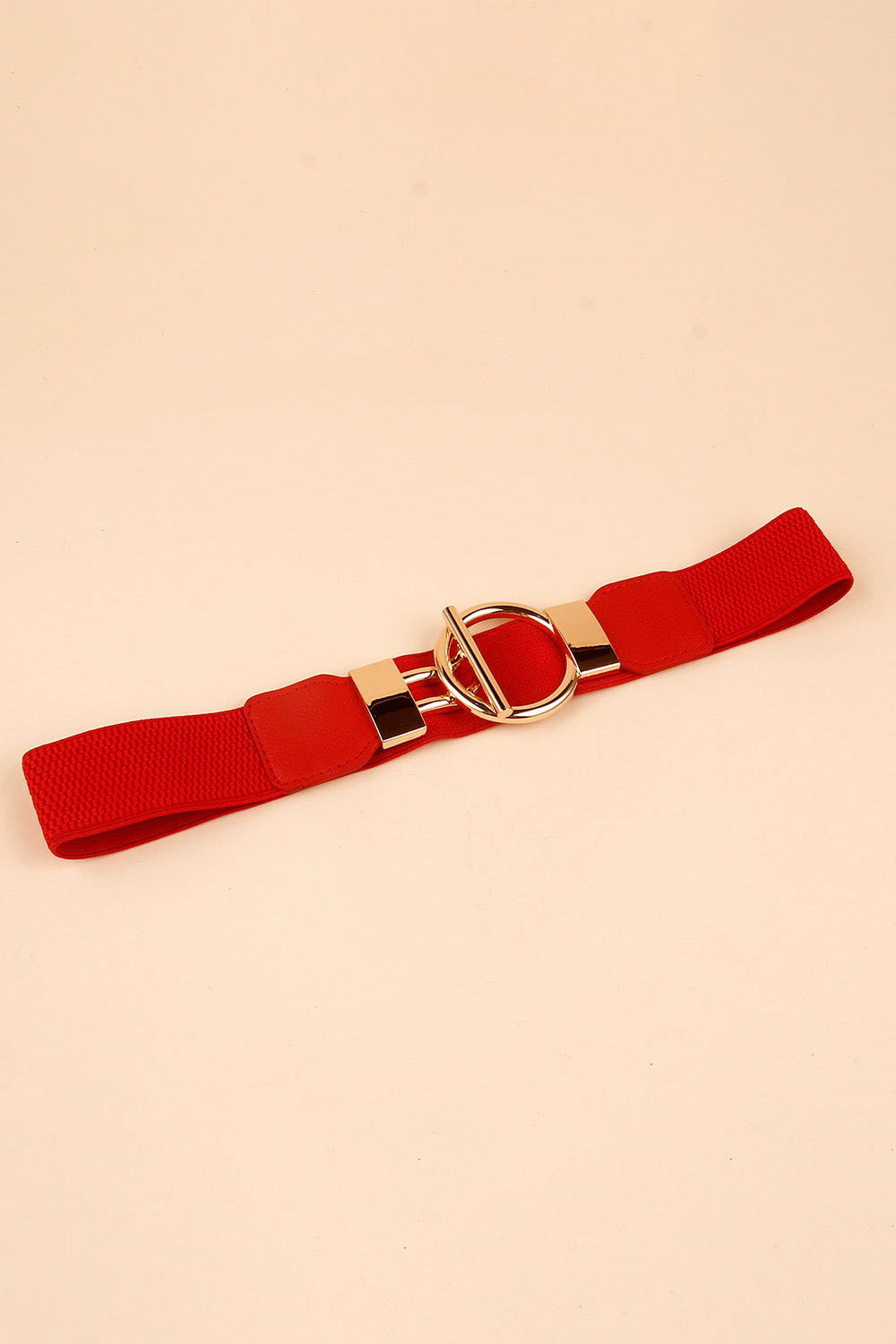 Circle Shape Buckle Zinc Alloy Buckle Leather Belt