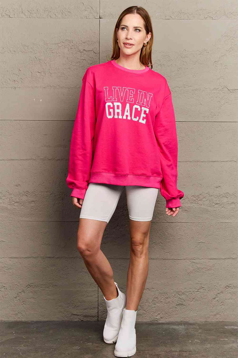 LIVE IN GRACE Graphic Sweatshirt